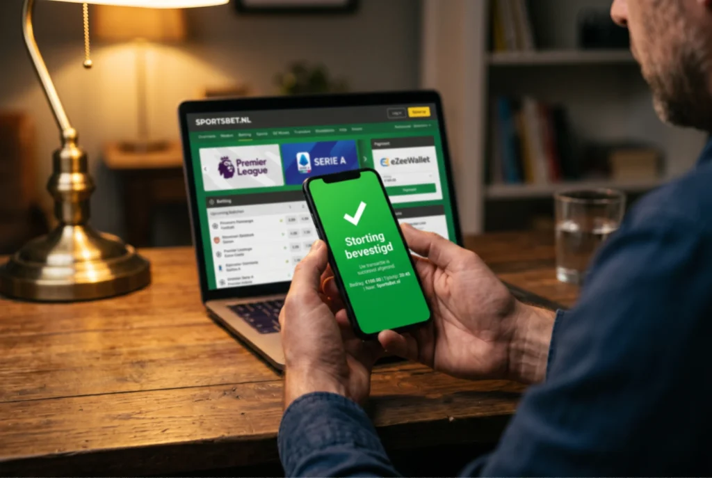 eZeeWallet storten en opnemen bij wedkantoren – stap-voor-stap gids