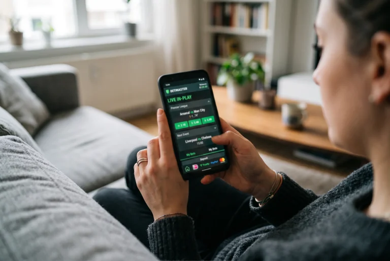Mobiel wedden en betaalmethoden eZeeWallet op smartphone